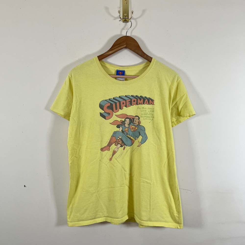 Superman #57 Cover T-Shirt Graphic Comic Tee DC Comics Lois Lane Womens XL Retro
